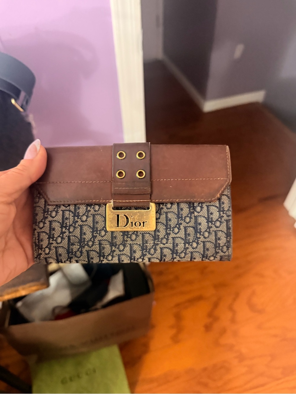 Dior / Trotter collection vintage wallet EUC!!!